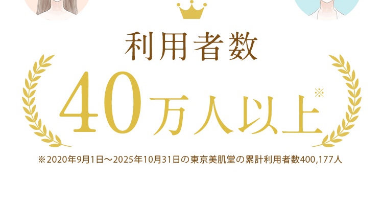 東京美肌堂のオンライン診療は登録者数40万人以上
