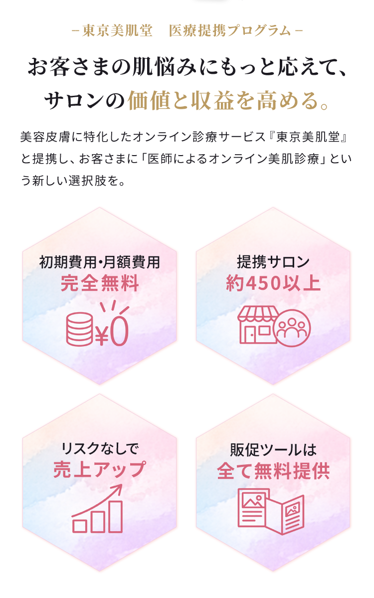 東京美肌堂医療提携プログラム