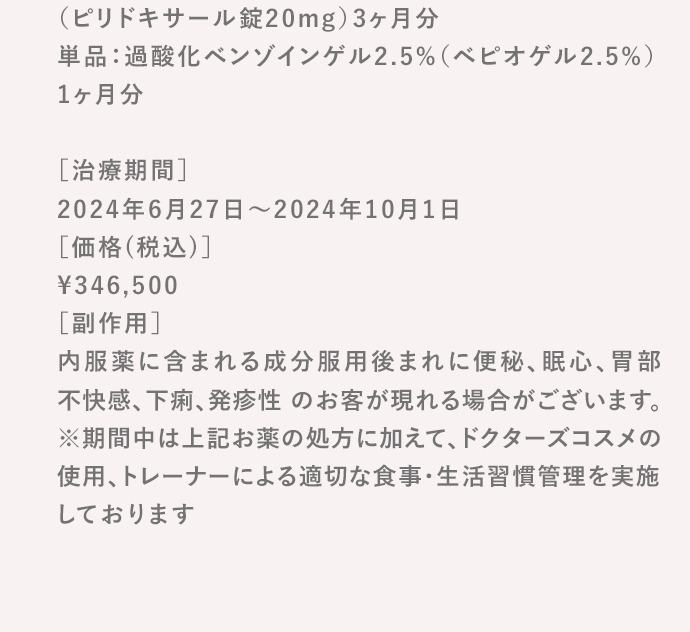 処方内容
