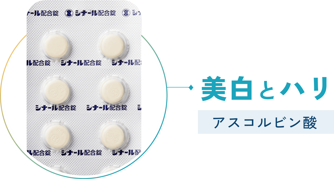 美白とハリ アスコルビン酸