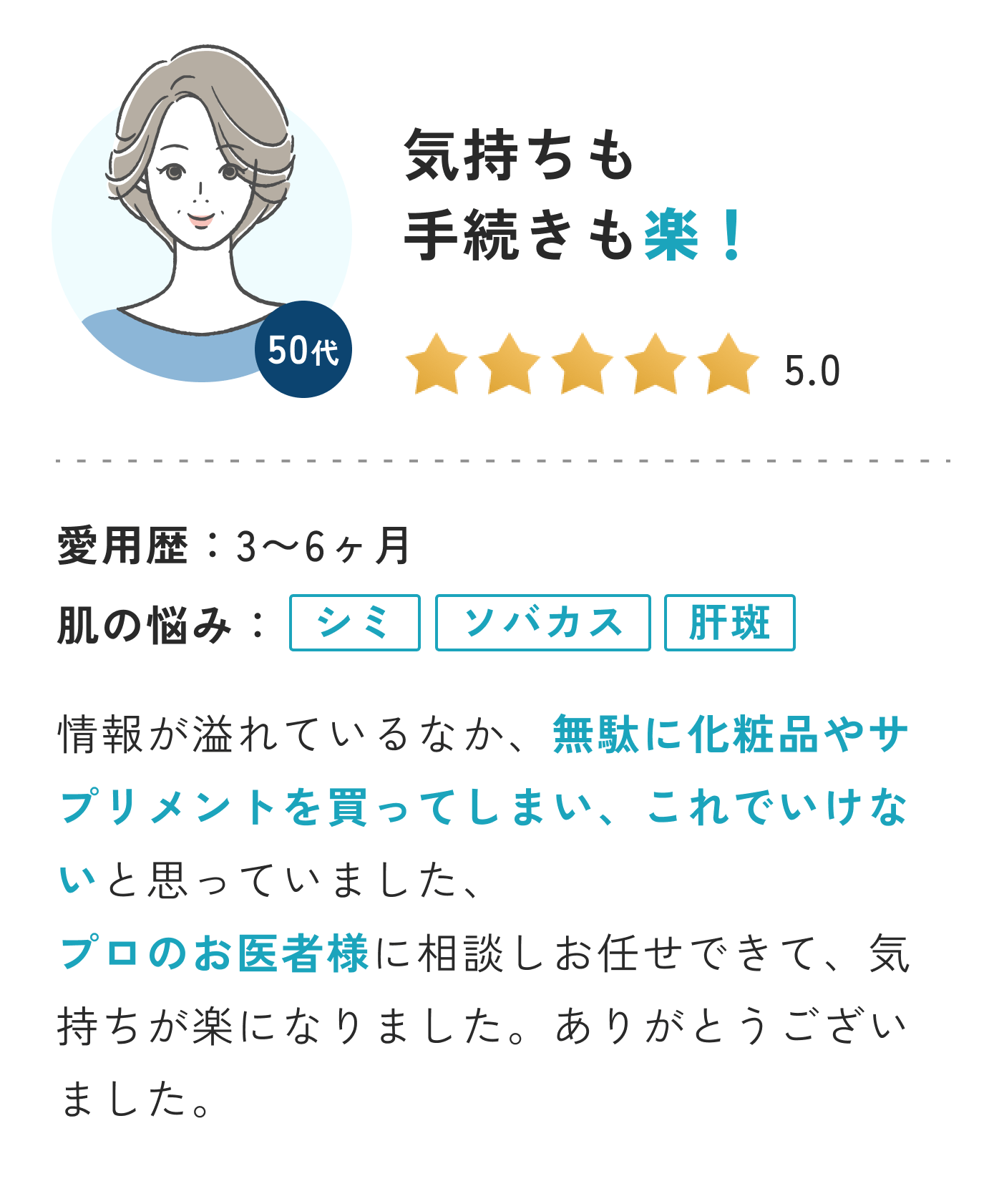 気持ちも手続きも楽！